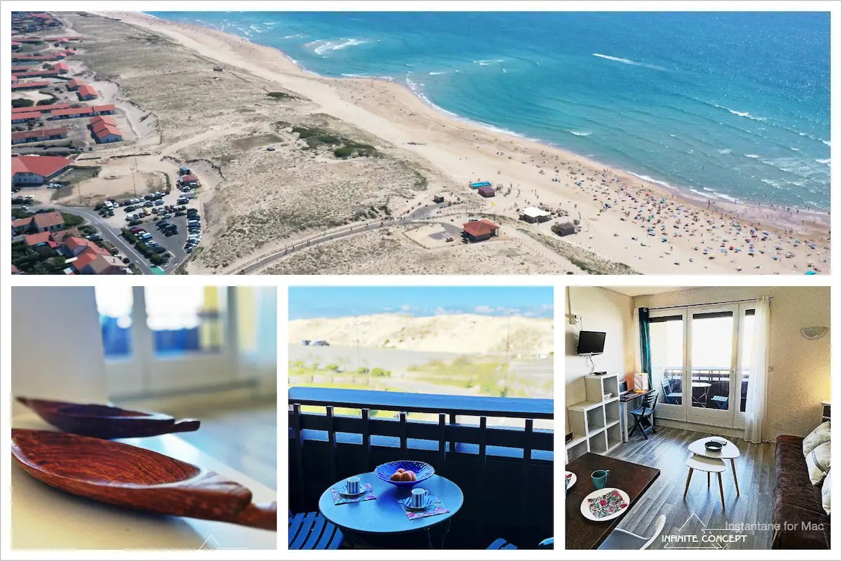 SEIGNOSSE - DUNE ET OCEAN pour 4pers (photos pro par Infinite Concept)